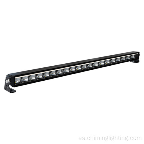 Barra de luz LED de una sola fila de alta potencia con luz de posición blanca 14 &quot;22&quot; 32 &quot;42&quot; 52 &quot;Barras de luz LED offroad para Offroad